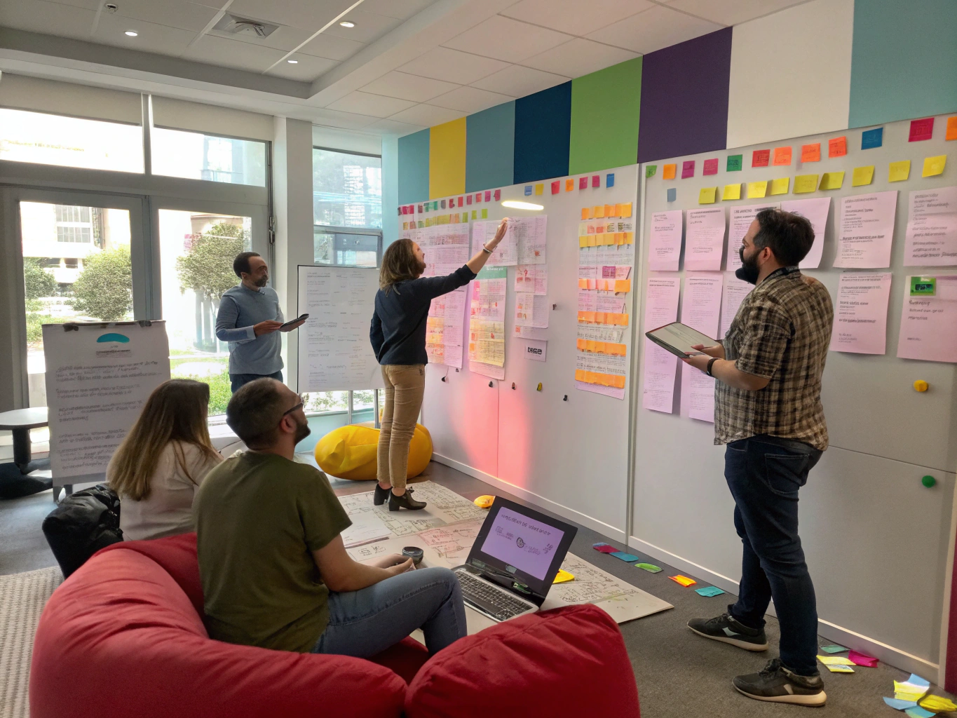 Agile scrum board visualization